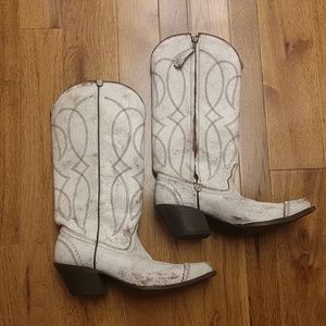 Tony Lama Distressed Cowboy Boots